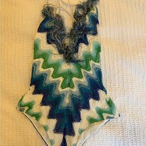 MISSONI one piece swimsuit Sz 40